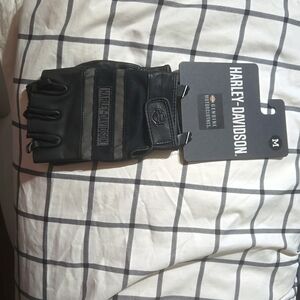 Harley davidson fingerless ridding gloves